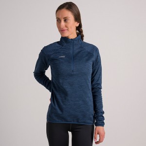 Altra CORE 1/2 ZIP Pullover Damen Blau | Deutschland AL7489Q45