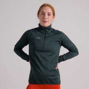 Altra CORE 1/2 ZIP Pullover Damen Grün | Deutschland AL0391M04