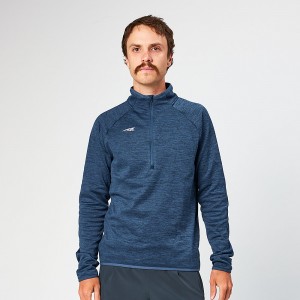 Altra CORE 1/2 ZIP Pullover Herren Blau | Deutschland AL3601Z46