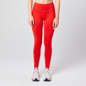 Altra CORE CROP Strumpfhose Damen Rot | Deutschland AL8135E90