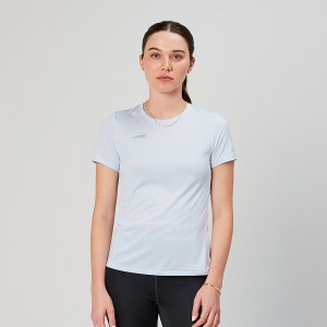 Altra CORE SHORT SLEEVE TEE T-Shirt Damen Blau | Deutschland AL9471L13