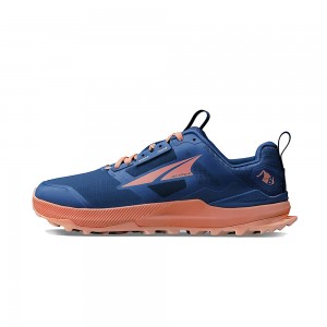 Altra LONE PEAK 8 Trailrunning Schuhe Damen Navy Koralle | Deutschland AL2386G65