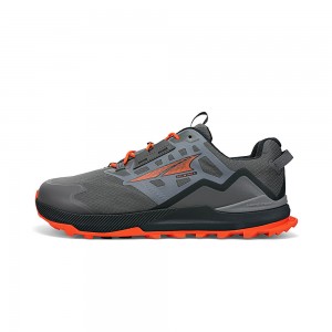 Altra LONE PEAK ALL-WTHR LOW 2 Trailrunning Schuhe Herren Grau Orange | Deutschland AL3475Z12