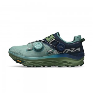 Altra MONT BLANC BOA Trailrunning Schuhe Damen Blau Grün | Deutschland AL6501U94