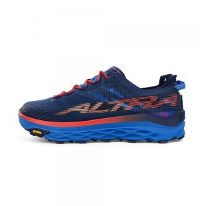 Altra MONT BLANC Trailrunning Schuhe Herren Blau Rot | Deutschland AL7831J16