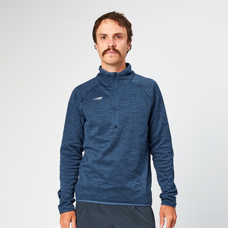 Altra CORE 1/2 ZIP Pullover Herren Blau | Deutschland AL3601Z46