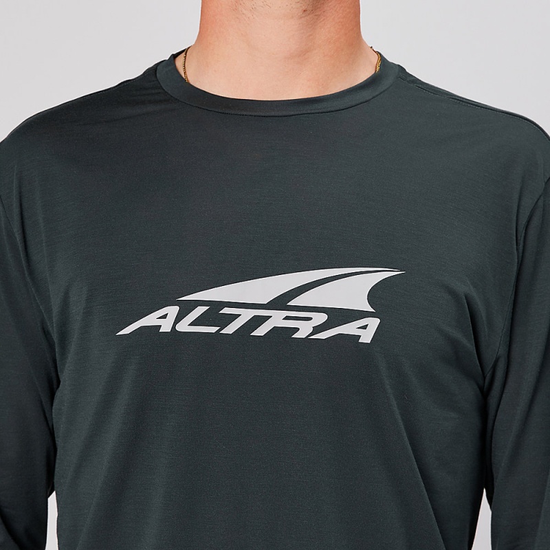 Altra EVERYDAY PERFORMANCE LONG SLEEVE T-Shirt Herren Schwarz | Deutschland AL4213Y51