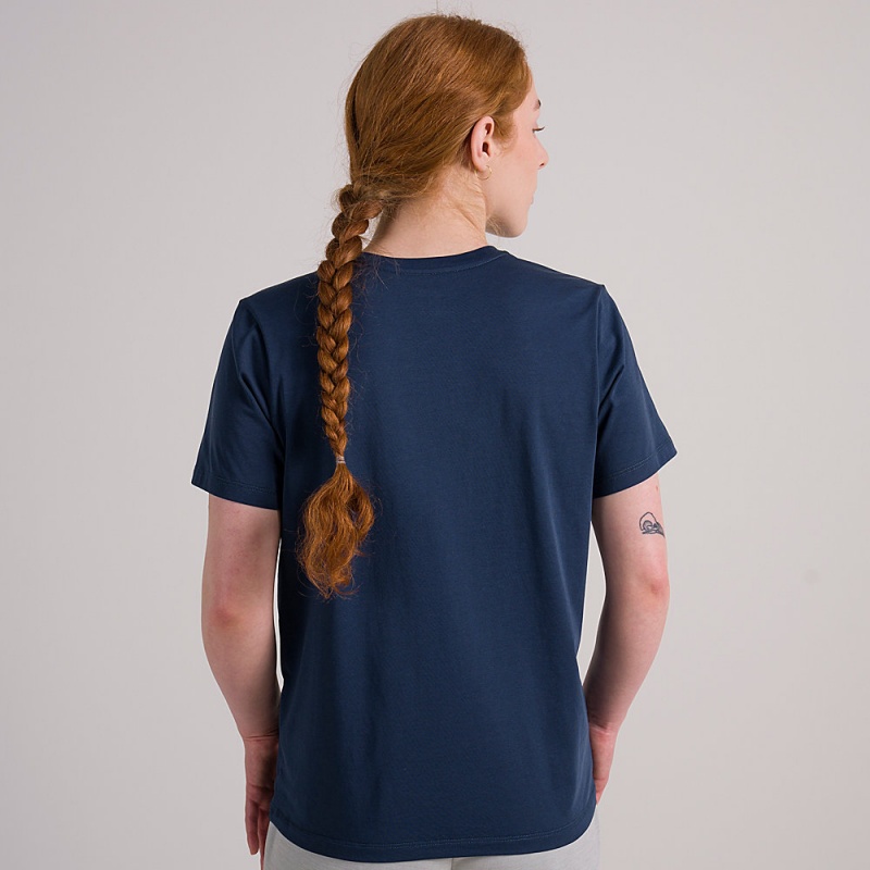 Altra EVERYDAY RECYCLED TEE T-Shirt Damen Blau | Deutschland AL4038H61