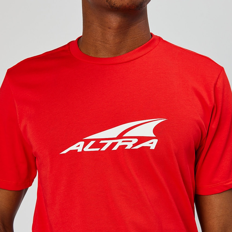 Altra EVERYDAY RECYCLED TEE T-Shirt Herren Rot | Deutschland AL8109A50