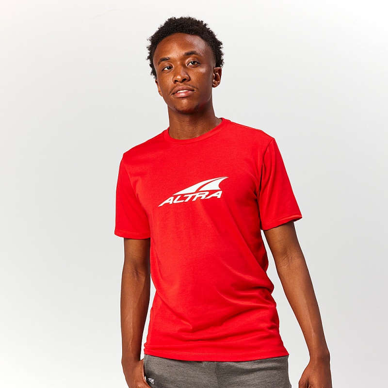 Altra EVERYDAY RECYCLED TEE T-Shirt Herren Rot | Deutschland AL8109A50