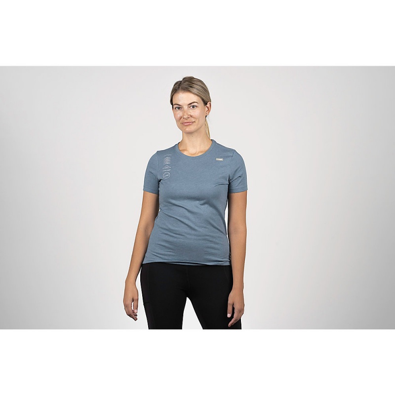 Altra LEGEND SHORT SLEEVE T-Shirt Damen Blau | Deutschland AL7034Y75