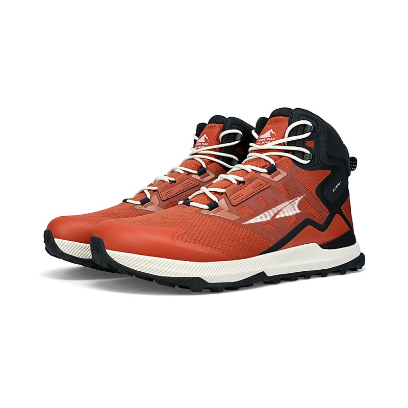 Altra LONE PEAK ALL-WTHR MID 2 Wanderschuhe Herren Orange | Deutschland AL4082K36