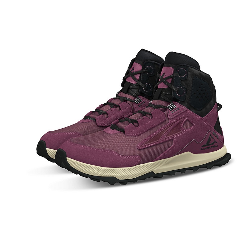 Altra LONE PEAK HIKER 2 Wanderschuhe Damen Lila Schwarz | Deutschland AL2860L70