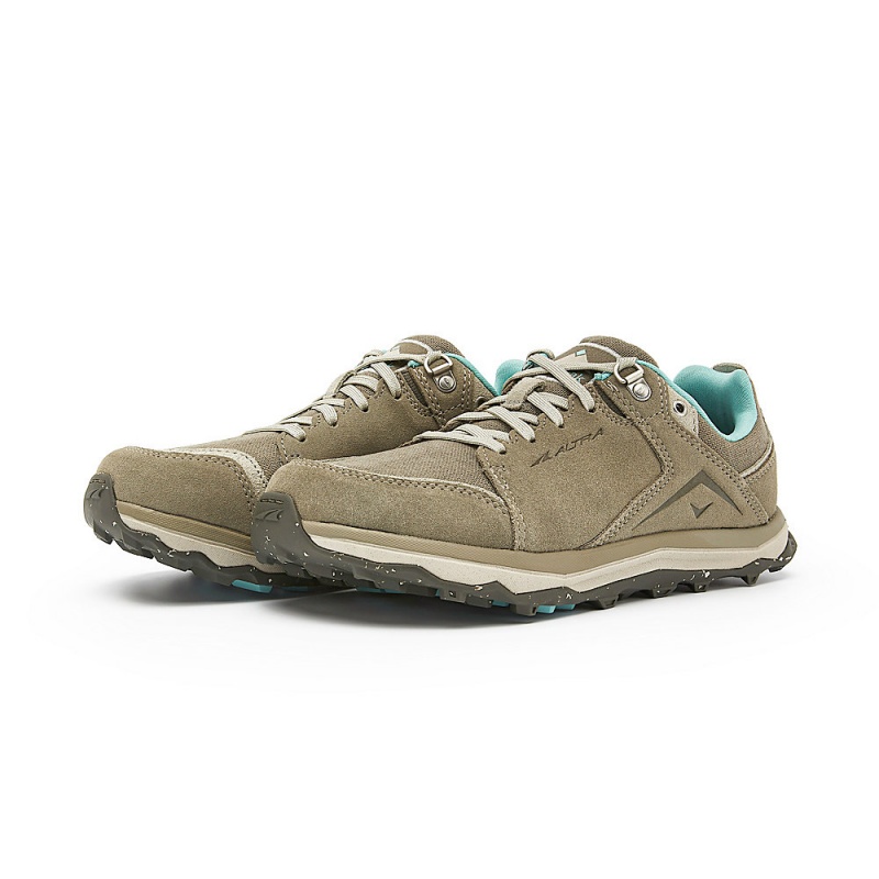 Altra LP ALPINE Wanderschuhe Damen Grau Braun | Deutschland AL8731R32