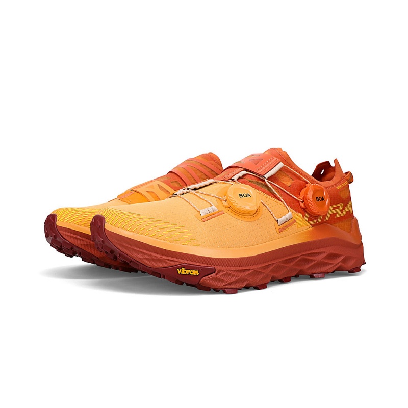 Altra MONT BLANC BOA Trailrunning Schuhe Damen Gelb Orange | Deutschland AL3469T07