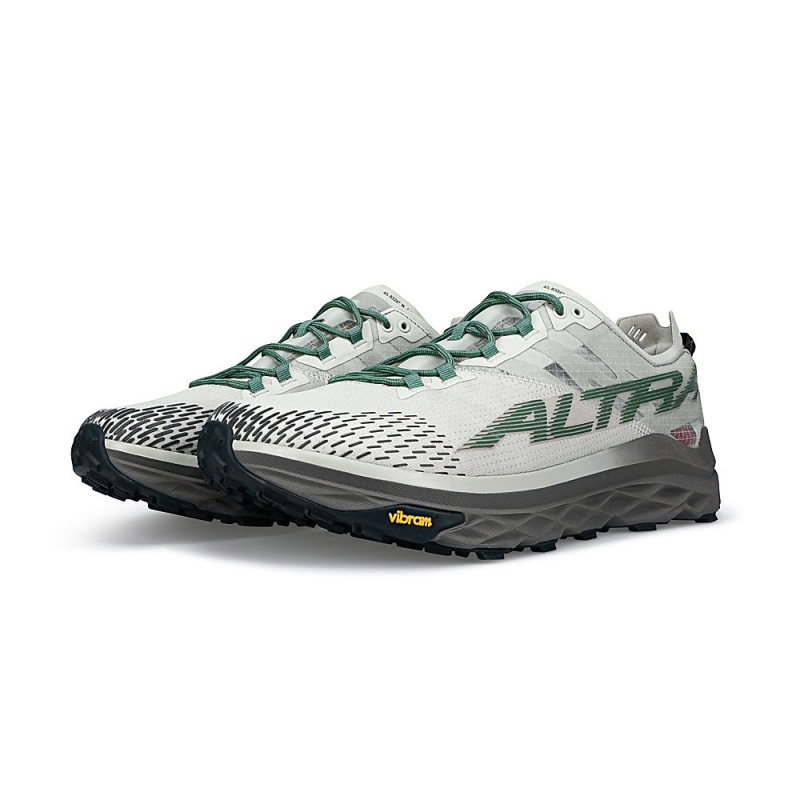 Altra MONT BLANC Trailrunning Schuhe Herren Grau Grün | Deutschland AL4758G57