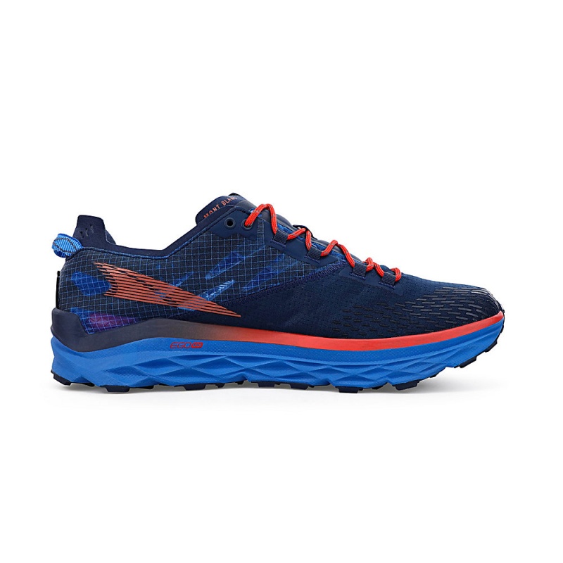 Altra MONT BLANC Trailrunning Schuhe Herren Blau Rot | Deutschland AL7831J16