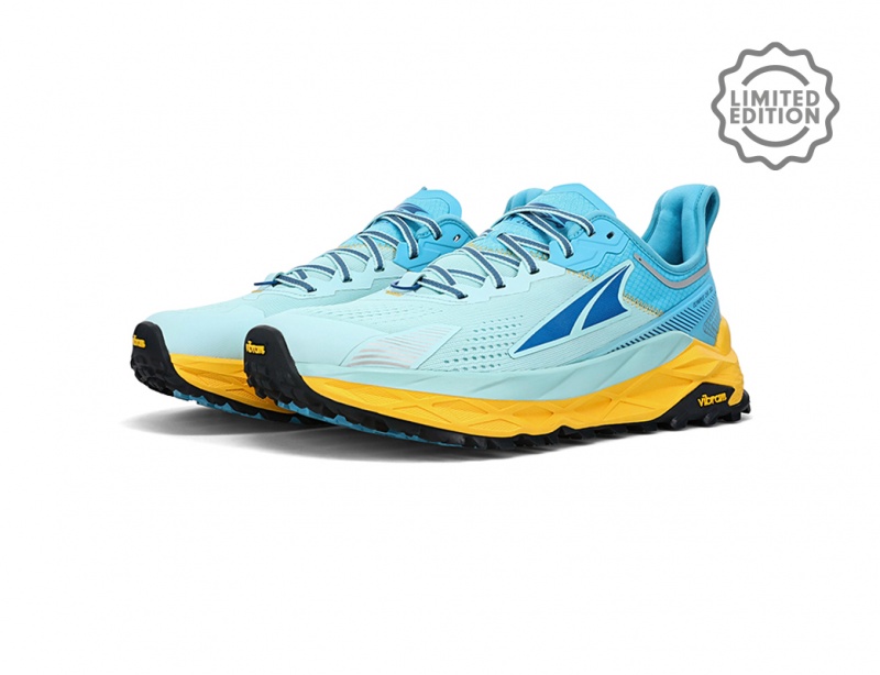 Altra OLYMPUS 5 CHAMONIX Trailrunning Schuhe Herren Weiß Blau | Deutschland AL2034K56