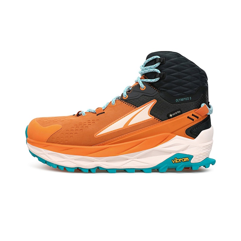 Altra OLYMPUS 5 HIKE MID GTX Trailrunning Schuhe Damen Orange Grau | Deutschland AL7236J19