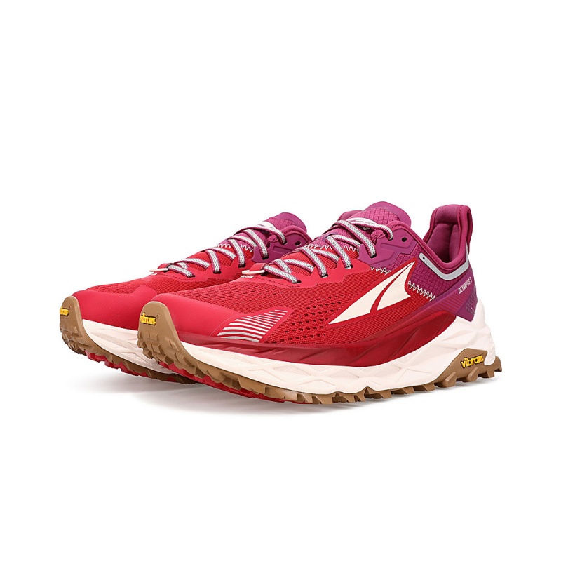 Altra OLYMPUS 5 Trailrunning Schuhe Damen Rot Rosa | Deutschland AL8962T01