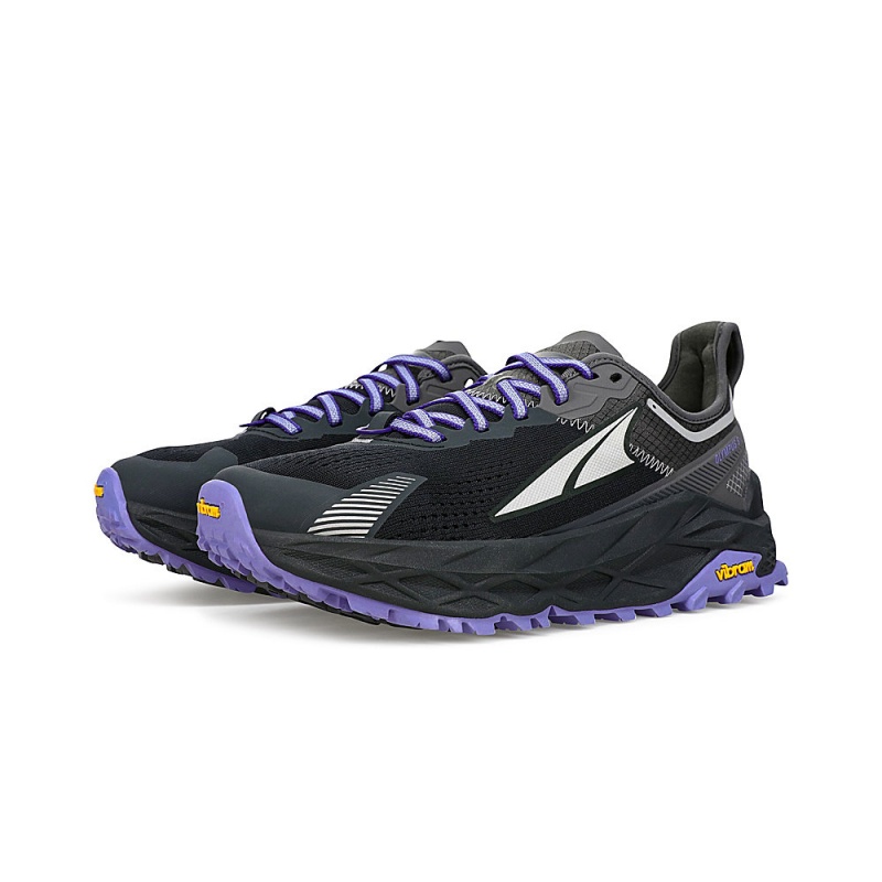 Altra OLYMPUS 5 Trailrunning Schuhe Damen Schwarz Grau | Deutschland AL1956Y14