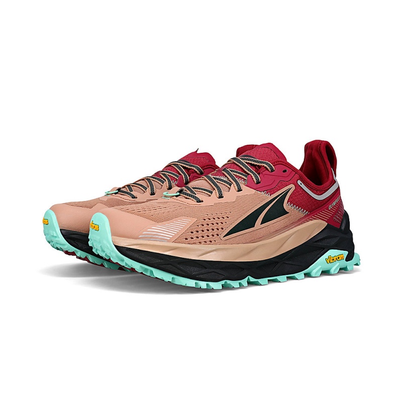 Altra OLYMPUS 5 Trailrunning Schuhe Damen Braun Rot | Deutschland AL0496P15