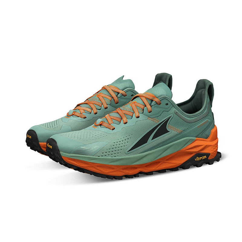 Altra OLYMPUS 5 Trailrunning Schuhe Herren Grau Orange | Deutschland AL3206J53