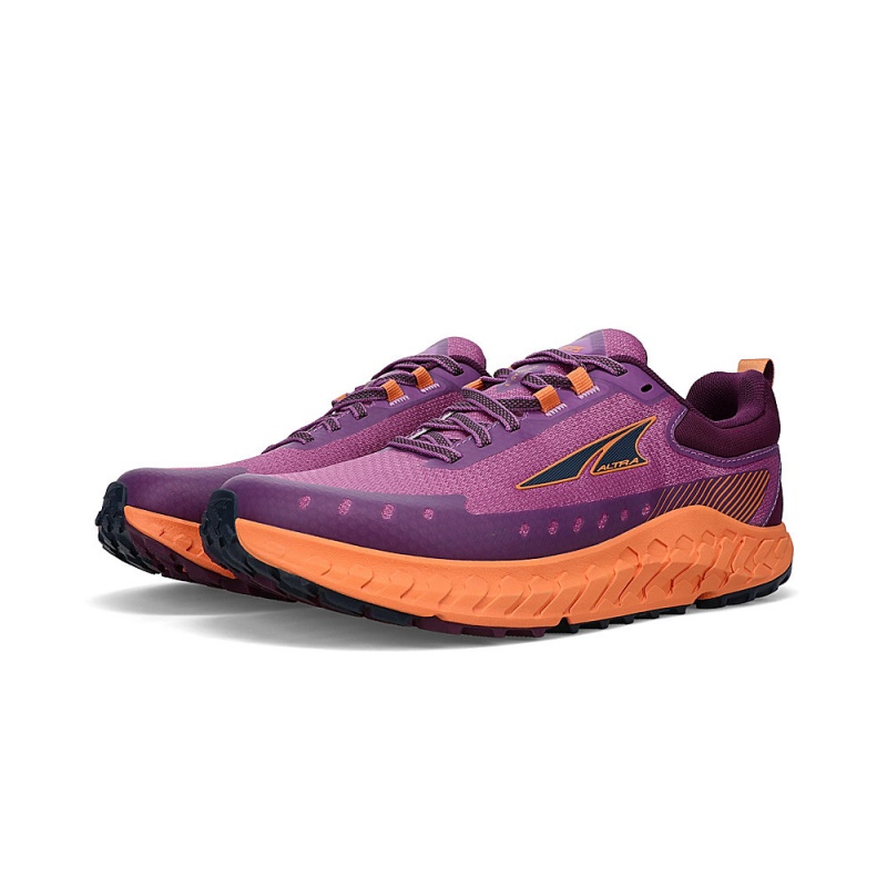 Altra OUTROAD 2 Trailrunning Schuhe Damen Lila Orange | Deutschland AL8439J21