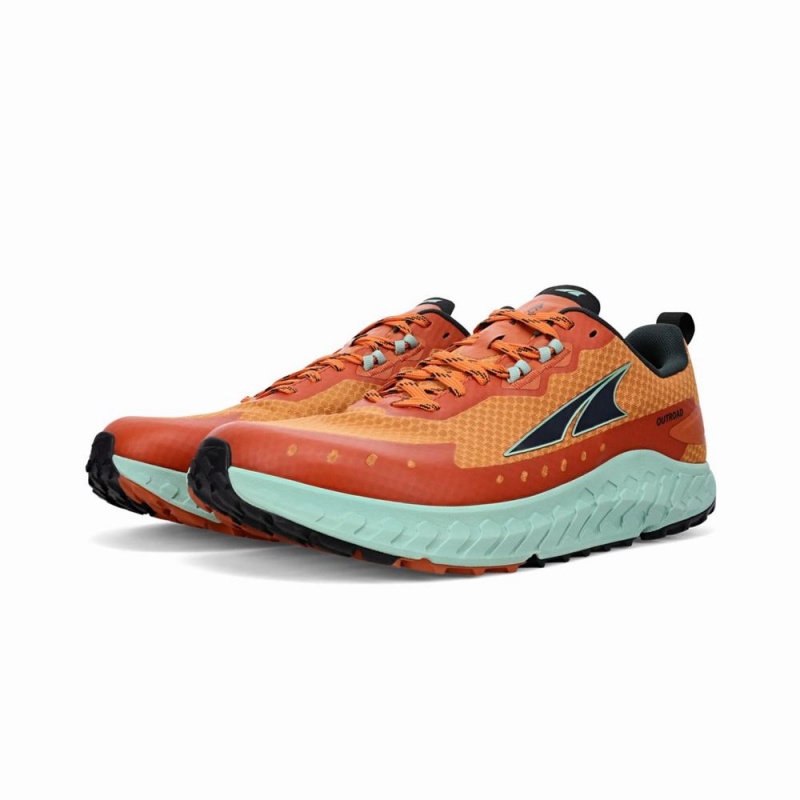 Altra OUTROAD Trailrunning Schuhe Herren Grün Orange | Deutschland AL4215E43