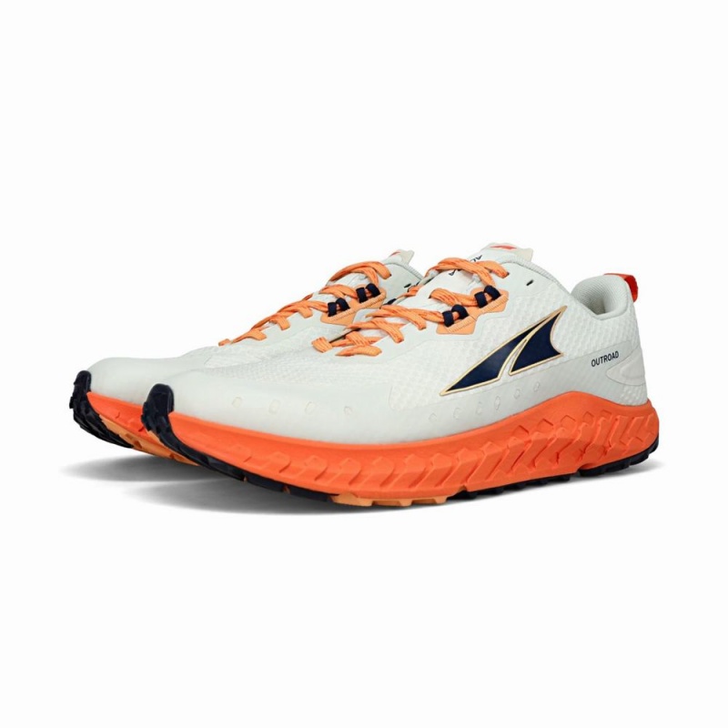 Altra OUTROAD Trailrunning Schuhe Herren Weiß Orange | Deutschland AL1987R94