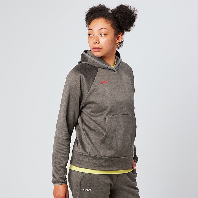 Altra RUN WITHOUT RULES Hoodie Damen Grau | Deutschland AL8215T80