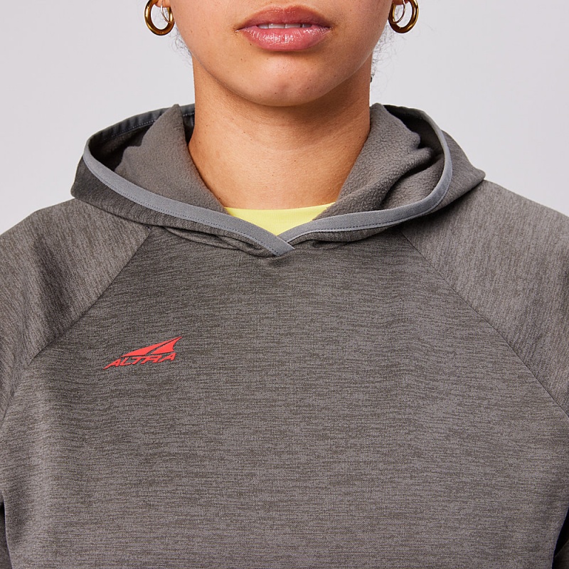 Altra RUN WITHOUT RULES Hoodie Damen Grau | Deutschland AL8215T80