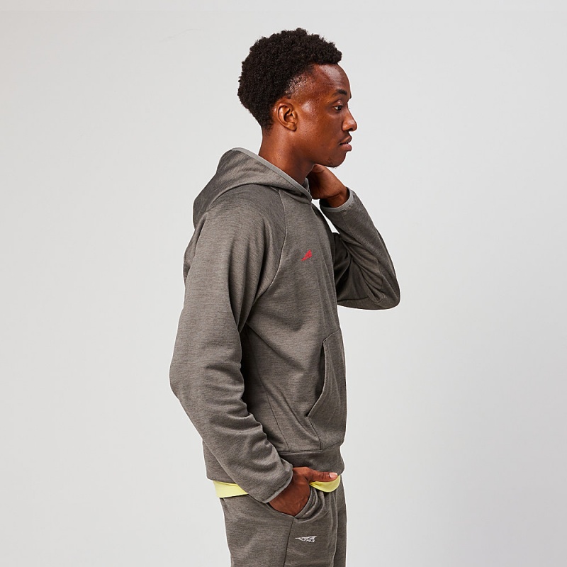 Altra RUN WITHOUT RULES Hoodie Herren Grau | Deutschland AL0417M36