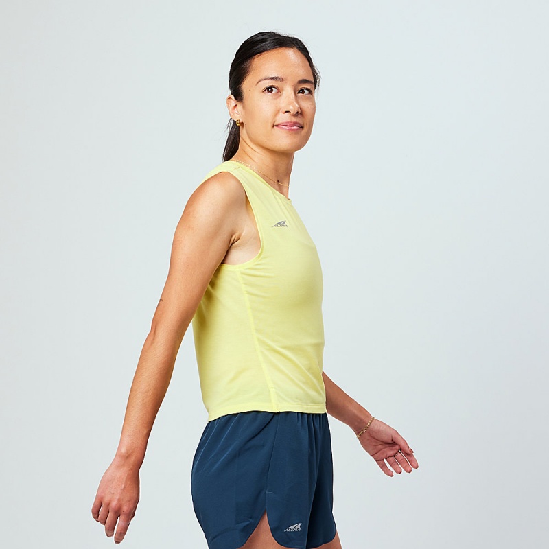 Altra TRAIL Tanktop Damen Gelb | Deutschland AL7591J93