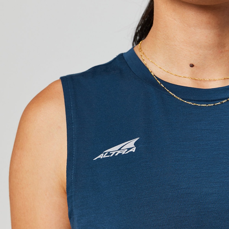 Altra TRAIL Tanktop Damen Navy | Deutschland AL7136K51