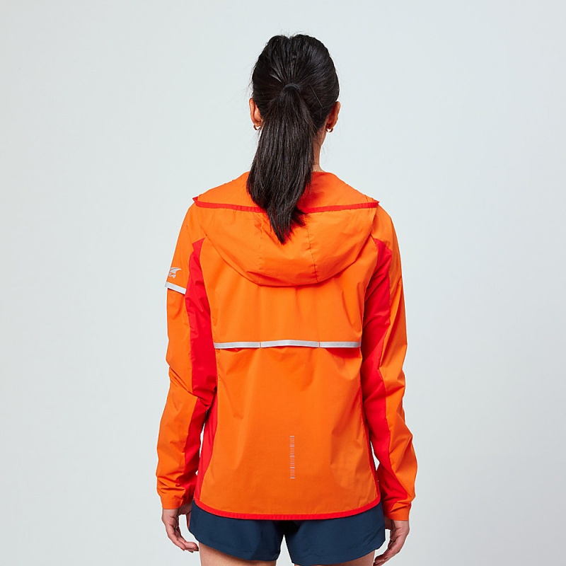 Altra TRAIL WIND Jacken Damen Rot Orange | Deutschland AL5346Q64