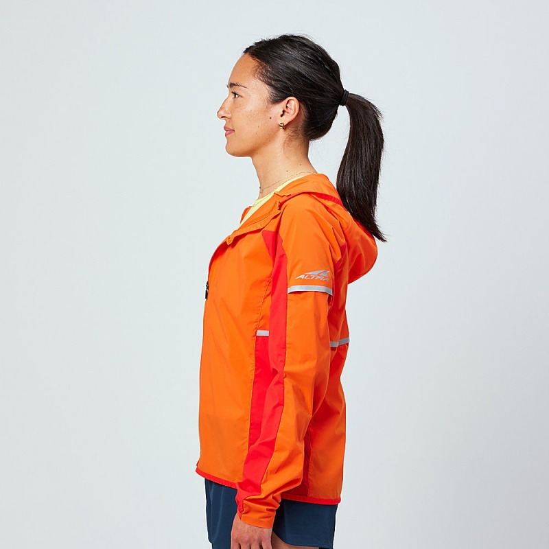 Altra TRAIL WIND Jacken Damen Rot Orange | Deutschland AL5346Q64