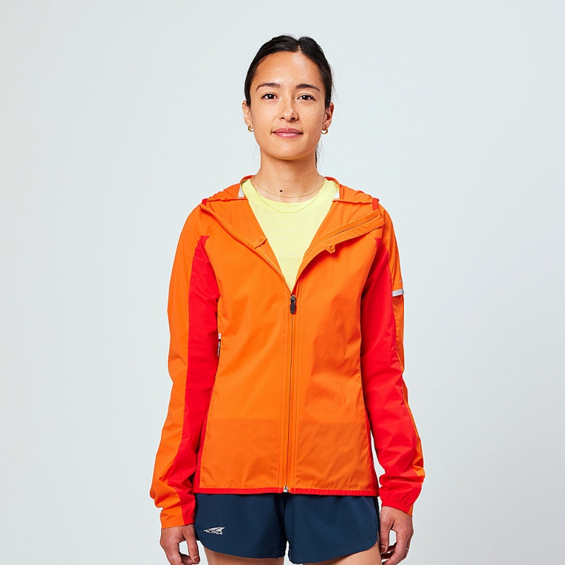 Altra TRAIL WIND Jacken Damen Rot Orange | Deutschland AL5346Q64