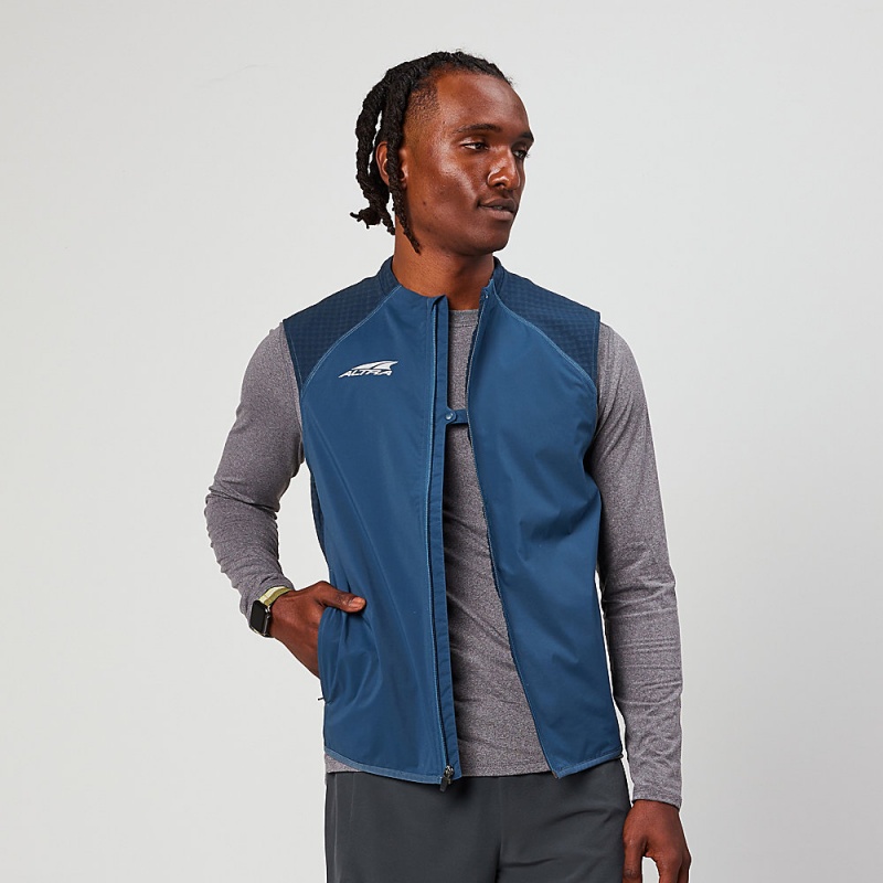 Altra TRAIL WIND VEST Jacken Herren Navy | Deutschland AL1957T18