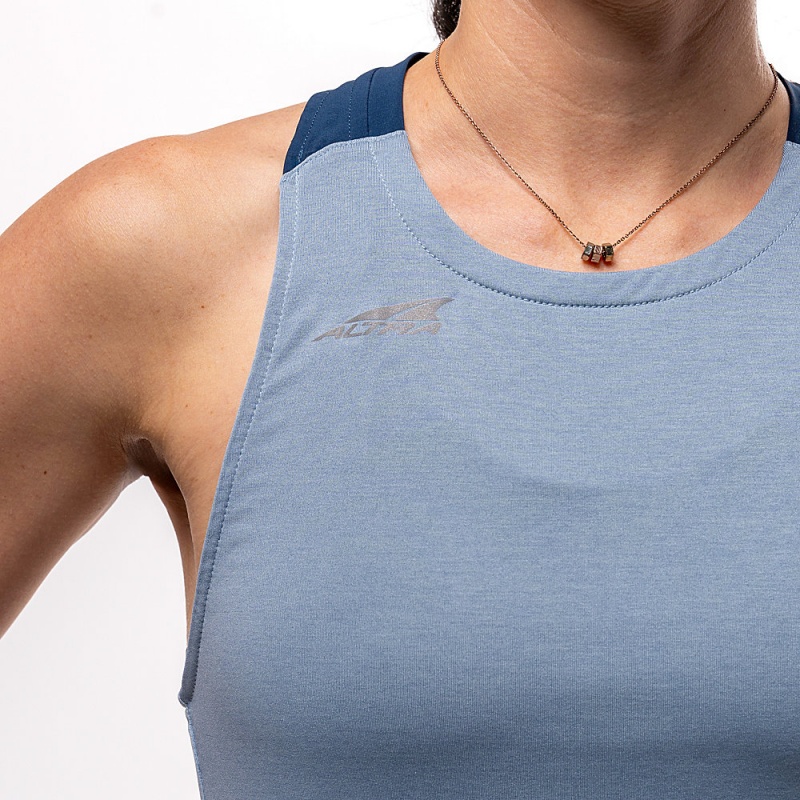 Altra VANISH Tanktop Damen Blau | Deutschland AL6021L08