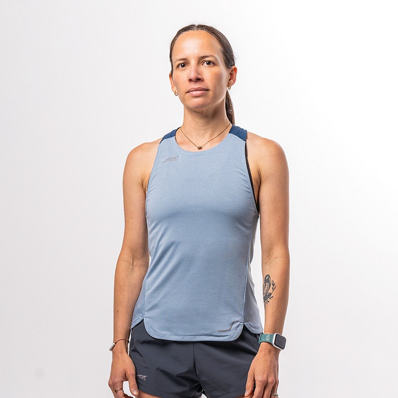 Altra VANISH Tanktop Damen Blau | Deutschland AL6021L08