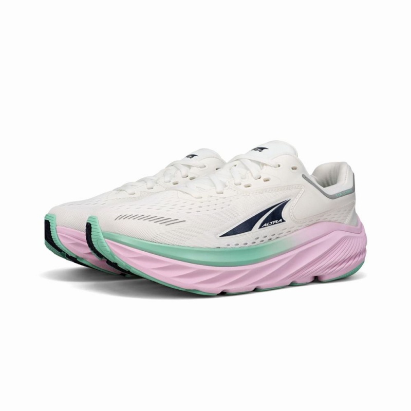 Altra VIA OLYMPUS Laufschuhe Damen Weiß Rosa | Deutschland AL0176U25